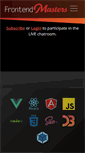 Mobile Screenshot of frontendmasters.com